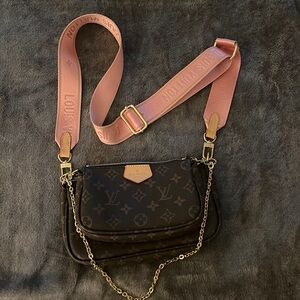LOUIS VUITTON DOUBLE BAG! PINK!
